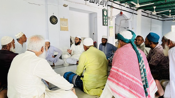 সোনারকানিয়া মাদ্রাসা ও এতিমখানা সংলগ্ন মসজিদে এক বিশেষ আলোচনা ও পরিদর্শন সভা