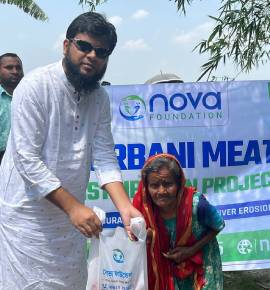 Distribute Qurbani Meat Between Poor Families