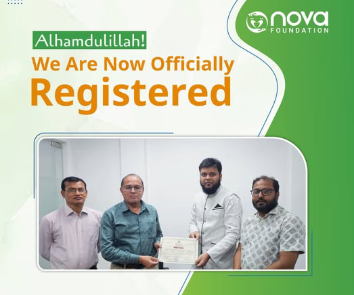 সরকারিভাবে নিবন্ধিত হলো Nova Foundation
