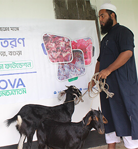 Distribute Qurbani Meat Between Poor Families